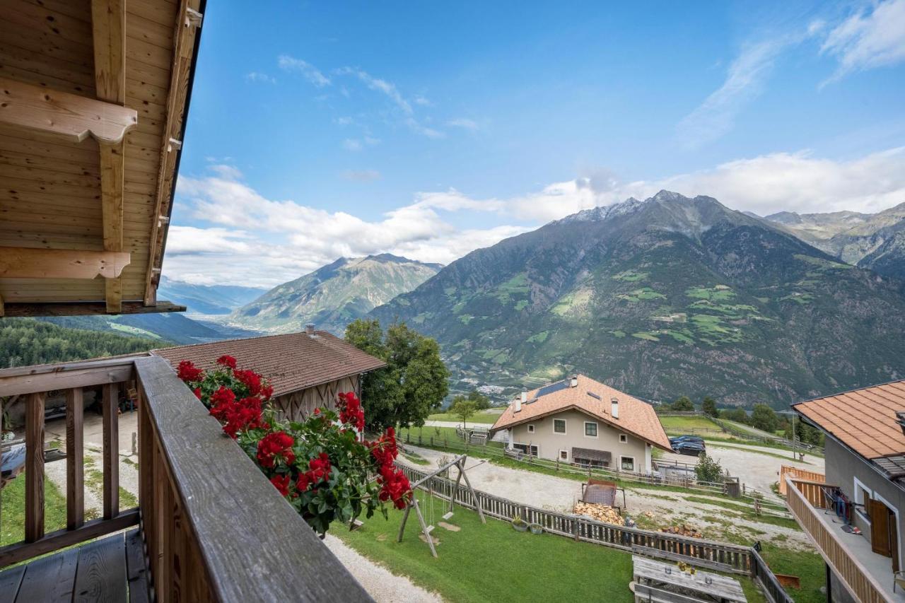 Thaler-Hof Ferienhaus Fichtnhittl Villa Lagundo Kültér fotó